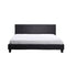 King Linen Fabric Bed Frame Grey