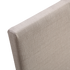King Linen Fabric Bed Frame Beige