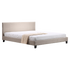 King Linen Fabric Bed Frame Beige