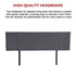 Linen Fabric King Bed Headboard Bedhead - Grey