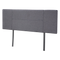 Linen Fabric Queen Bed Headboard Bedhead - Grey