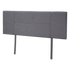 Linen Fabric Queen Bed Headboard Bedhead - Grey