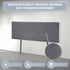 Linen Fabric Double Bed Headboard Bedhead - Grey