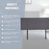 Linen Fabric Double Bed Headboard Bedhead - Grey