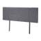 Linen Fabric Double Bed Headboard Bedhead - Grey