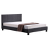 Queen Linen Fabric Bed Frame Grey