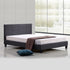 Queen Linen Fabric Bed Frame Grey