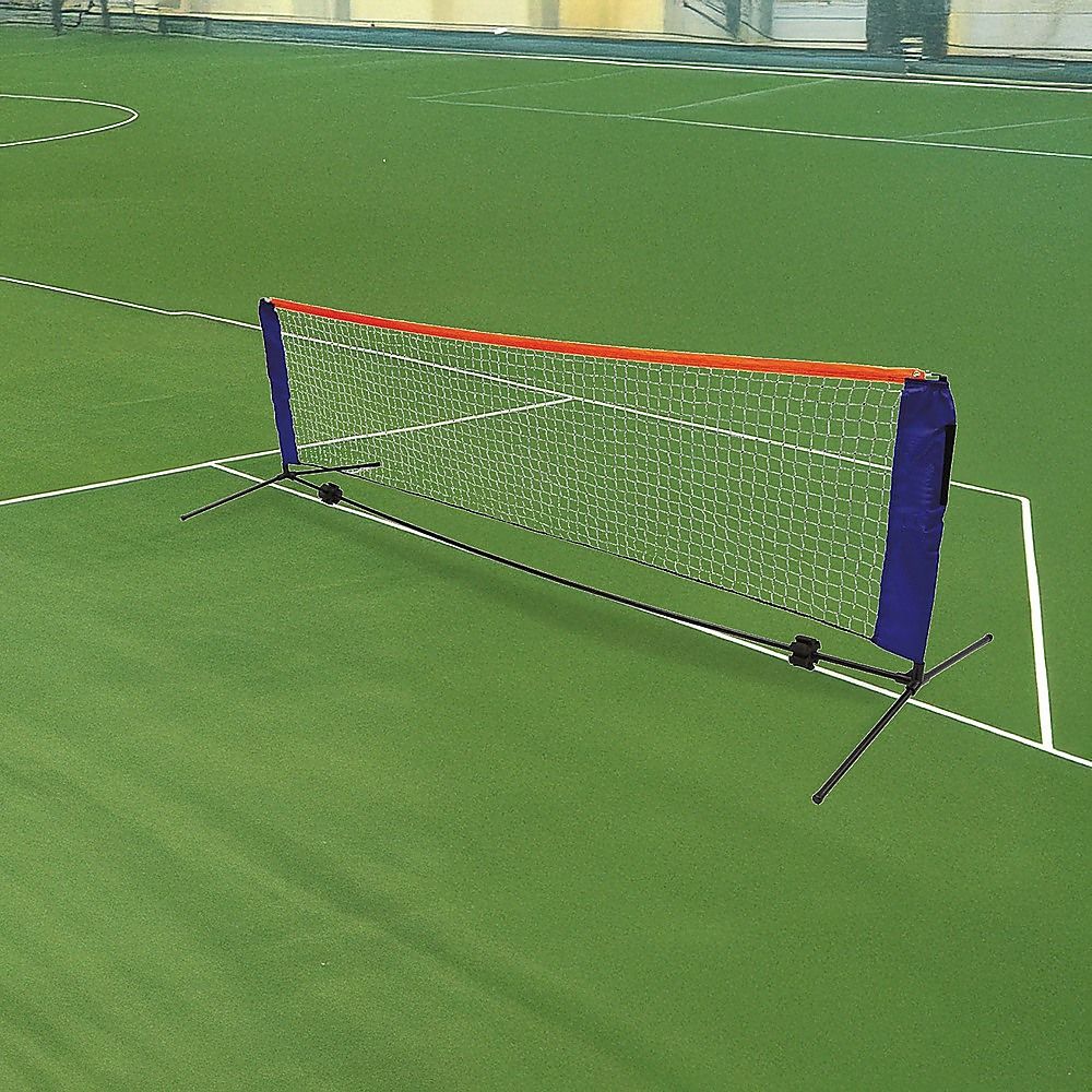 Portable Foldable 6m Tennis Net and Post Set with Steel Frame and Carry Bag
