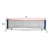 Portable Foldable 6m Tennis Net and Post Set with Steel Frame and Carry Bag