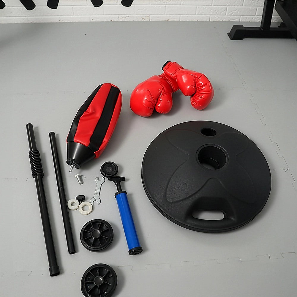 Kids Boxing Punching Bag Set – Children’s Training Gloves & Fitness Stand