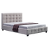 Linen Fabric Double Deluxe Bed Frame Beige