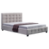 Linen Fabric Queen Deluxe Bed Frame Beige