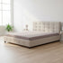 Linen Fabric King Deluxe Bed Frame Beige