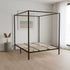 4 Four Poster King Bed Frame