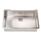 810x505mm Handmade 1.5mm Stainless Steel Undermount / Topmount Kitchen Sink with Square Waste