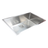 810x505mm Handmade 1.5mm Stainless Steel Undermount / Topmount Kitchen Sink with Square Waste