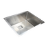 550x455mm Handmade 1.5mm Stainless Steel Undermount / Topmount Kitchen Sink with Square Waste