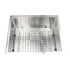 550x455mm Handmade 1.5mm Stainless Steel Undermount / Topmount Kitchen Sink with Square Waste