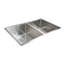 835x505mm Handmade 1.5mm Stainless Steel Undermount / Topmount Kitchen Sink with Square Waste