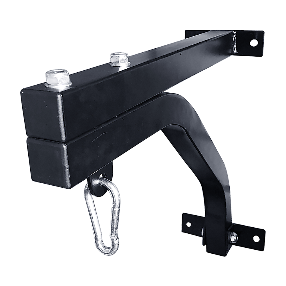 Heavy Duty Punching Bag Wall Bracket Steel Boxing Holder 100kg Black Gym