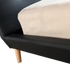 Queen PU Leather Deluxe Bed Frame Black