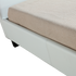 King Single PU Leather Bed Frame White