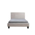 King Single Linen Fabric Bed Frame Beige