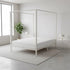 4 Four Poster Queen Bed Frame