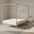 4 Four Poster Queen Bed Frame