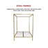 4 Four Poster Queen Bed Frame