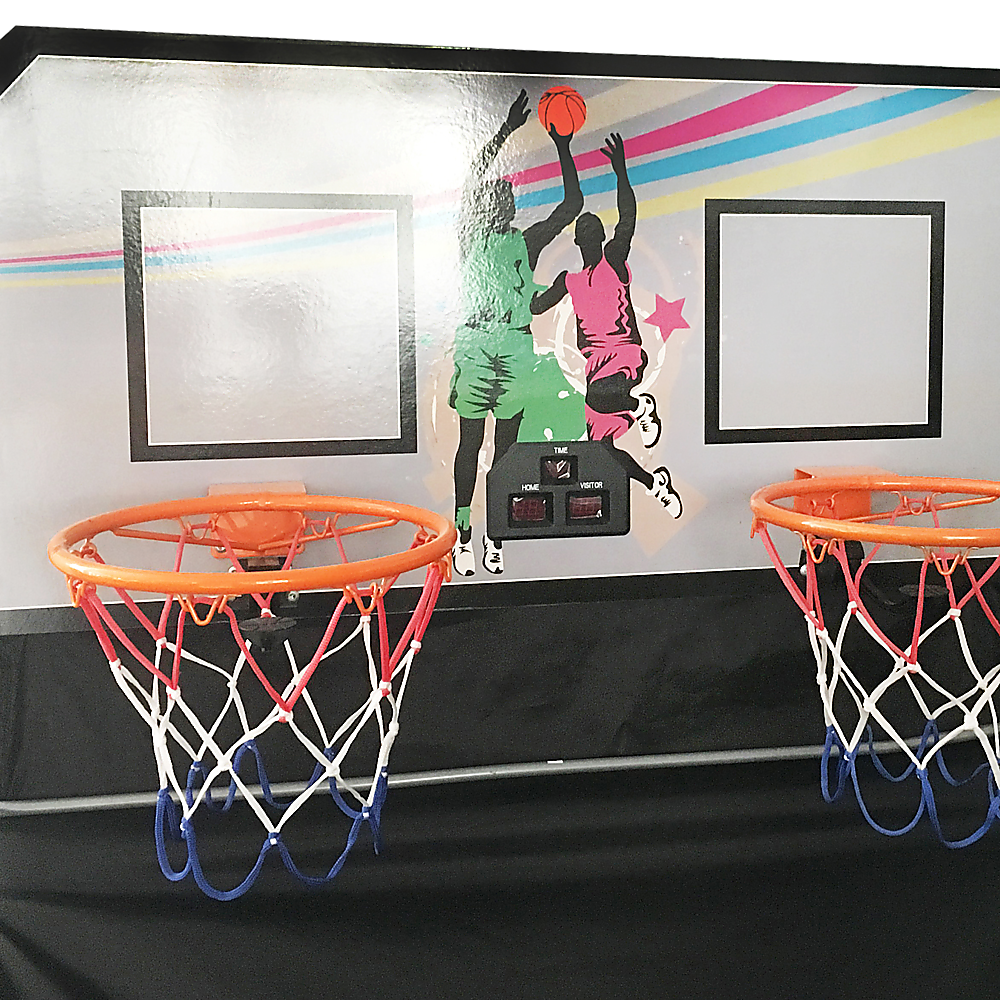 Arcade Basketball Game 2-Player Electronic Sports, LED Scoring System Set