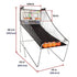 Arcade Basketball Game 2-Player Electronic Sports, LED Scoring System Set