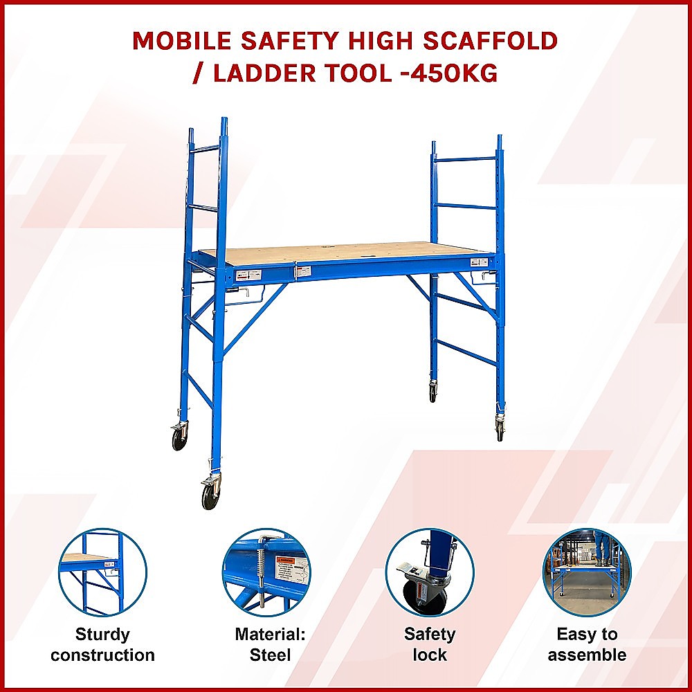 Mobile Safety High Scaffold / Ladder Tool -450KG