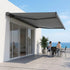 5.0m x 3.0m Retractable Folding Arm Awning Heavy Duty Full Cassette Motorised