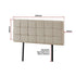 Linen Fabric Queen Bed Deluxe Headboard Bedhead - Beige