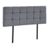 Linen Fabric Double Bed Deluxe Headboard Bedhead - Grey