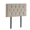 Linen Fabric Single Bed Deluxe Headboard Bedhead - Beige