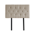 Linen Fabric Single Bed Deluxe Headboard Bedhead - Beige