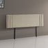 Linen Fabric King Bed Deluxe Headboard Bedhead - Beige