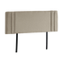 Linen Fabric King Bed Deluxe Headboard Bedhead - Beige