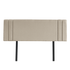 Linen Fabric King Bed Deluxe Headboard Bedhead - Beige