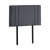 Linen Fabric Single Bed Deluxe Headboard Bedhead - Grey