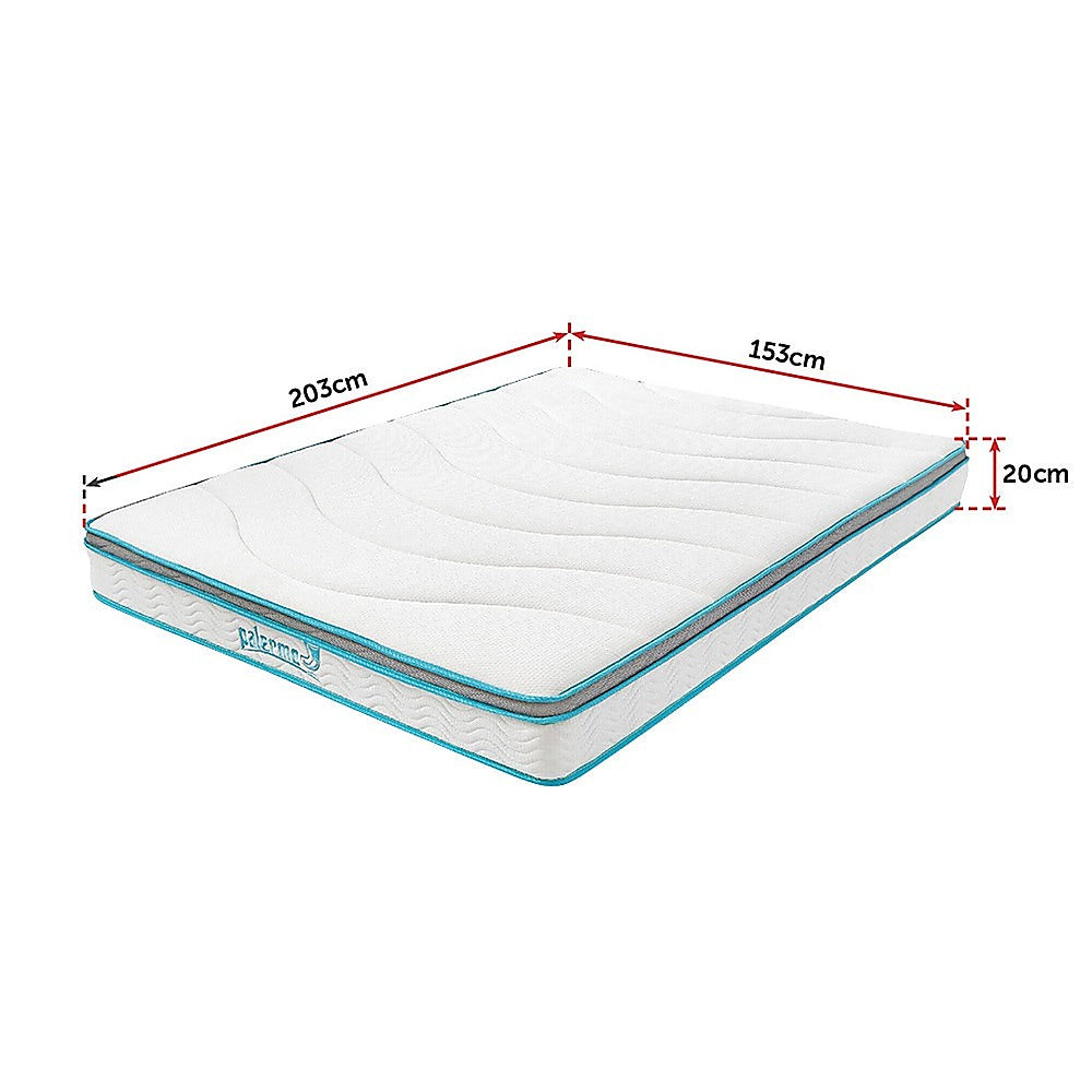 Queen 20cm Hybrid Mattress – Memory Foam and Innerspring Support