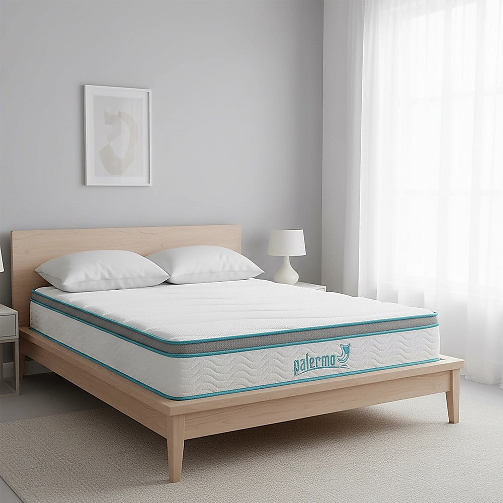 King Single 20cm Hybrid Mattress – Memory Foam and Innerspring Support