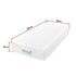 Single 25cm Gel Memory Foam Mattress – Dual-Layered Comfort with CertiPUR-US® Certified Foam