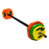 20kg Standard Rubber Coloured Barbell