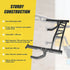 Wall Mounted Multi Grip Chin Up Bar – Heavy Duty Pull Up Station for Upper Body Training