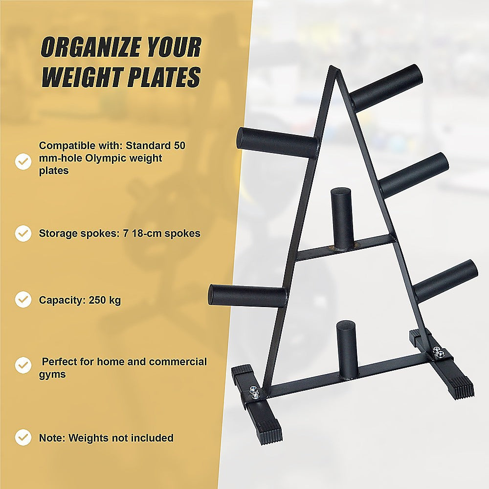 Olympic Weight Plate Storage Rack 250kg Capacity