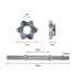 20KG Dumbbell Adjustable Weight Set