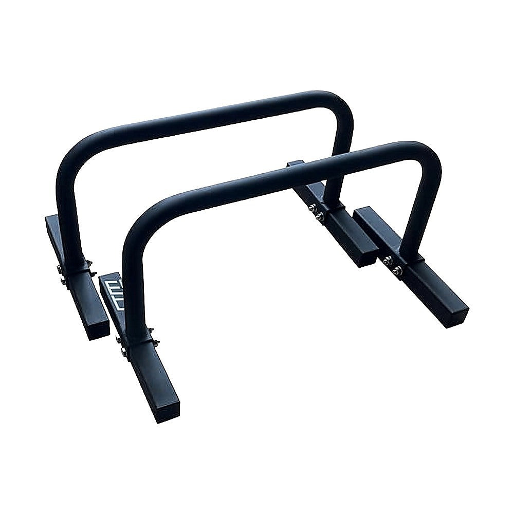 Steel Parallette Bars for Push Ups, Dips & Calisthenics Home Strength Training